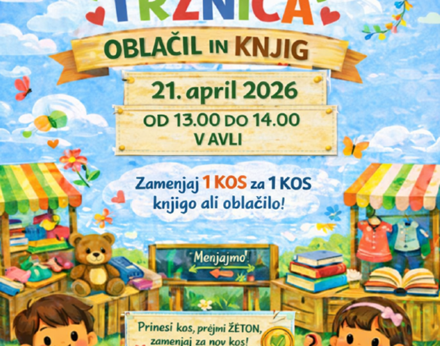 Menjalna tržnica od 6. do 9. razreda