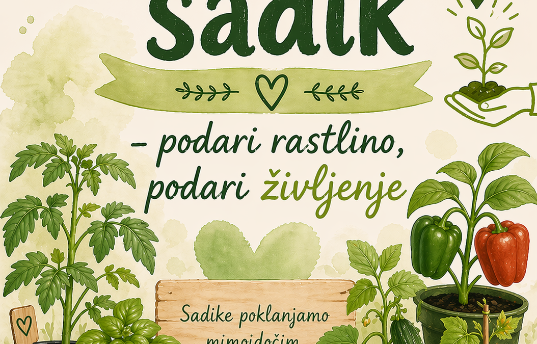 Vabilo na tržnico sadik na OŠ Muta